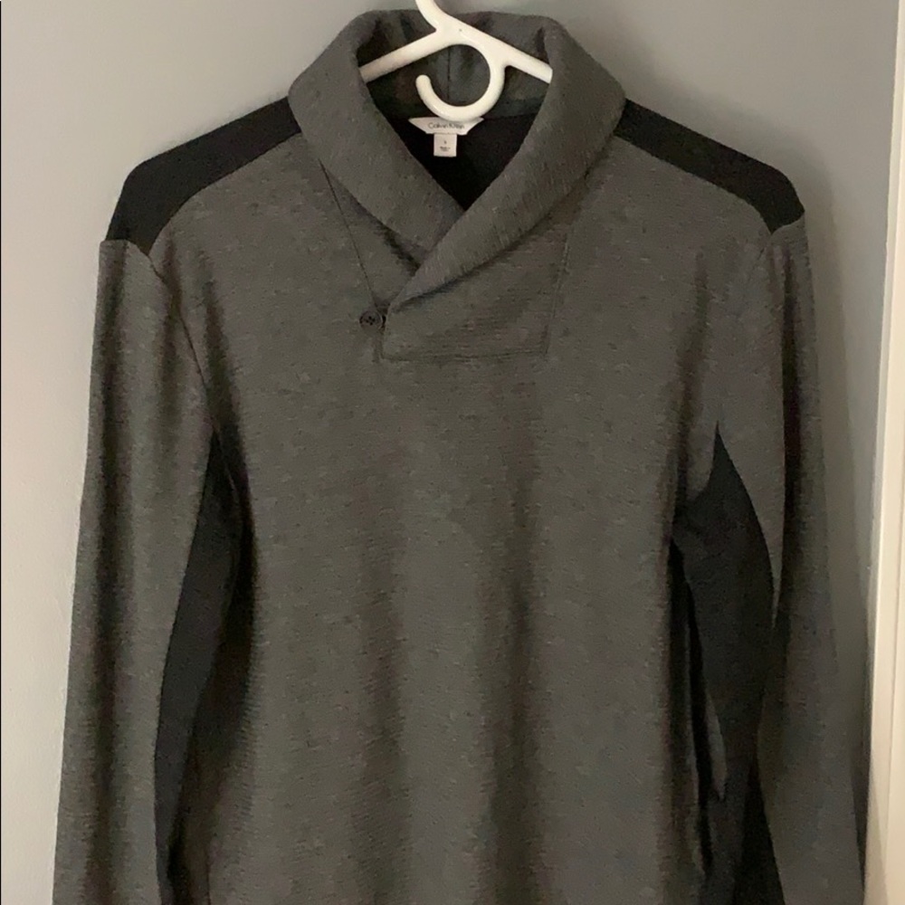 Calvin Klein Winter Shirt w/ Unique Neck